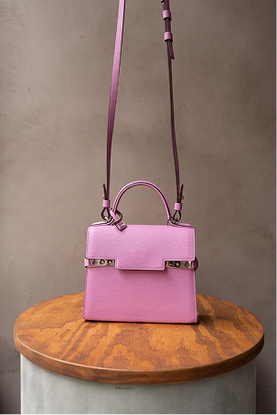Structured Top Handle Bag