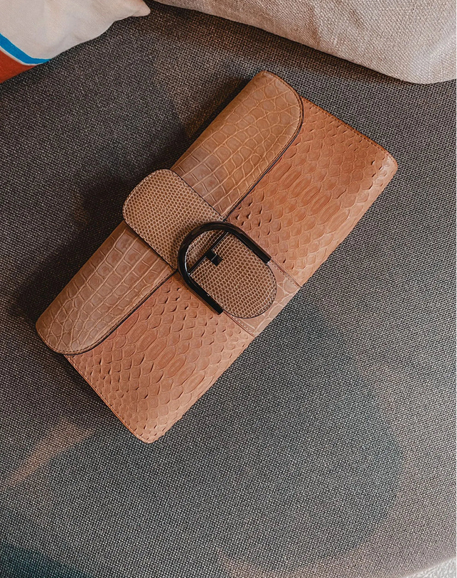 Brilliant Croco Clutch